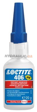 Loctite 406 Супер клей для складних у склеюванні пластиків, гуми (включно з EPDM)