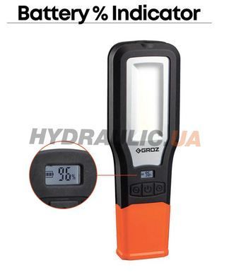 Ліхтар світлодіодний 10W/3W з док-станцією,аккумулятор 2000 mAh,550 люменів | GROZ 55105 (LED/376U)