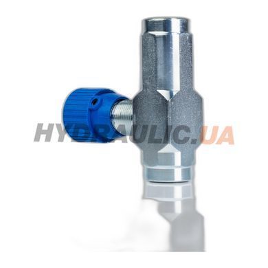 Дроссель масляный для гидравлики с обратным клапаном VRFU 90&deg; | 1/2" BSP, 50 л/мин, 0,5-350 Бар