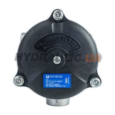 Фильтр сливной с монтажом на бак MPF1001AG2P10NBP01 подкл. 3/4" BSP, 87 л/мин, 10 мкм, 10 БАР, Микрокартон с пропиткой | MPFiltri Италия