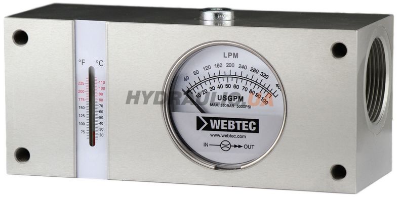 Гідравлічний витратомір FI1500-300 ABOT 10-300 л/хв, WEBTEC