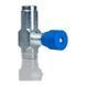Дроссель масляный для гидравлики с обратным клапаном VRFU 90&deg; | 1/2" BSP, 50 л/мин, 0,5-350 Бар