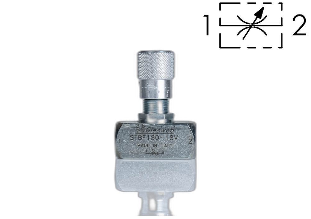 Дросель STBF G1 1/2&Prime; 300 л/хв 350 бар | OLEOWEB, Італія