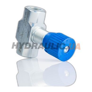 Дроссель масляный для гидравлики без обратного клапана VRFB 90&deg; | 1/2" BSP, 50 л/мин, 350 Бар