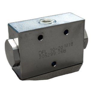 Роздільник потоку in-line DFL 10-20 LPM M18&times;1,5, 250 бар (пік 300), 50/50 | Marchesini, Італія