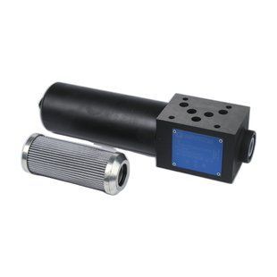 Фільтр напірний FHM0102SAG2A10HP01 підкл. плита, фільтрація канал В, 27 л/хв, 10 мкм, 320 БАР, Фіброволокно | MPFiltri Італія