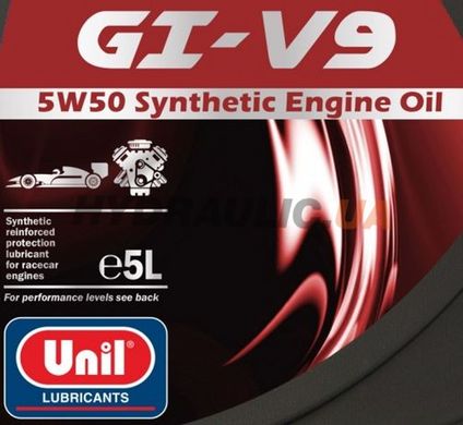 Синтетична моторна олива UNIL GI-V9 5W50, 5л