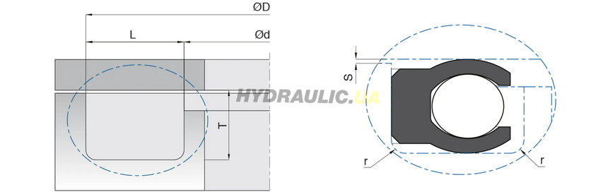 Статическое уплотнение K742 10х5,2х1,45 PTFE Kastas, 10, 5,2, PTFE, 5.20, 10.00