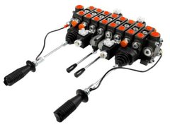 Гідророзподілювач ручний з електричним дублюванням та пропорційним управлінням B8ZС70 для лісовоза / маніпулятора, 70 л/хв, 12 В