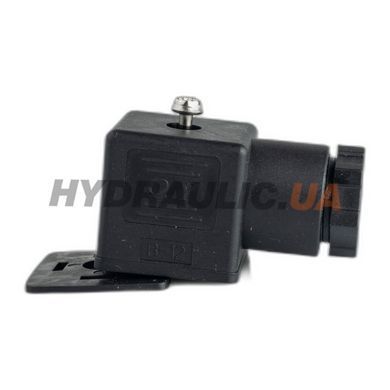 Разъём электрический 24/12V (3 pin) Ponar для электромагнитной катушки, Польша