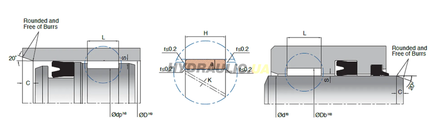 Напрямна стрічка KSB 2,5х5,6 PTFE Kastas, PTFE