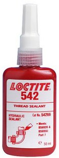 Loctite 542 Фіксатор різьби-герметик, до 3/4 ', 150 ° C