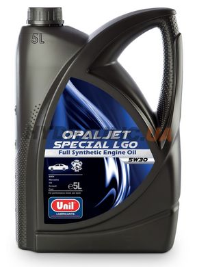Синтетическое моторное масло UNIL OPALJET SPEC LGO 5W30, 5л