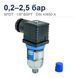 Реле давления Fox F4R2/M3, 0,2&ndash;2,5 бар, мембранное, 1/8&Prime; BSPT, DIN 43650 A
