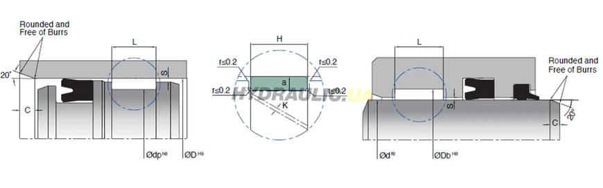 Напрямна стрічка KBT 2,5х20 PTFE Kastas