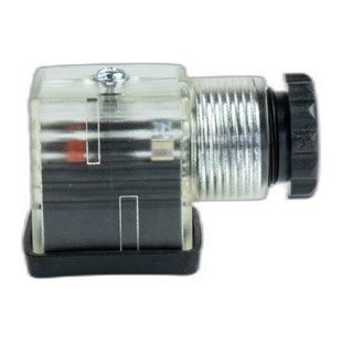 Разъём G1TU2RL3 220V AC с диодным мостом для гидрораспределителя, Италия