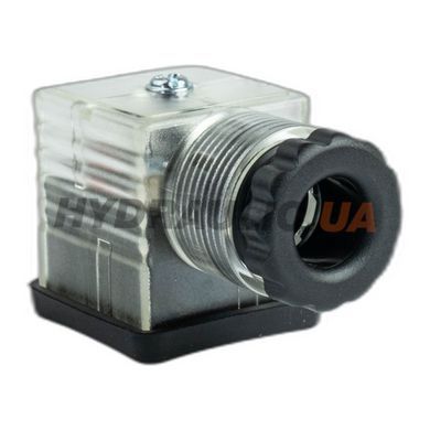 Разъём G1TU2RL3 220V AC с диодным мостом для гидрораспределителя, Италия