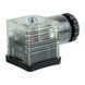 Разъём G1TU2RL3 220V AC с диодным мостом для гидрораспределителя, Италия
