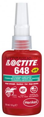 Loctite 648 — Высокотемпературный вал-втулочный фиксатор высокой прочности