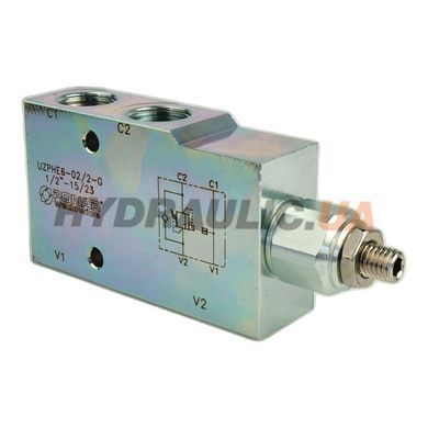 Клапан гальмівний Overcenter UZPHE6-02-2G WN6 60 л/хв, 210 бар (max 350) | Ponar, Польща