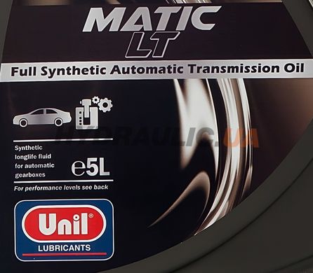 Синтетическое трансмиссионное масло UNIL MATIC LT, 5л
