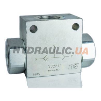 Клапан логики &laquo;ИЛИ&raquo; VU2P 1&Prime; V0685, 150 л/мин, 300 бар | Oleodinamica Marchesini, Италия