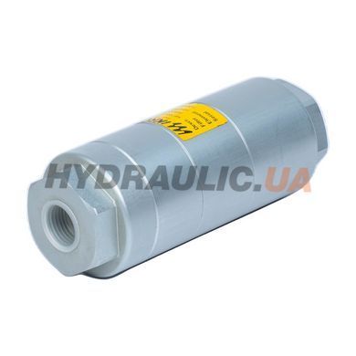 Фільтр напірний IN-LINE HF705-20.040-SB040-GD-B підкл. G 1/2", 55 л/хв, 40 мкм, 350 БАР, Бронза спечена | Ikron Італія