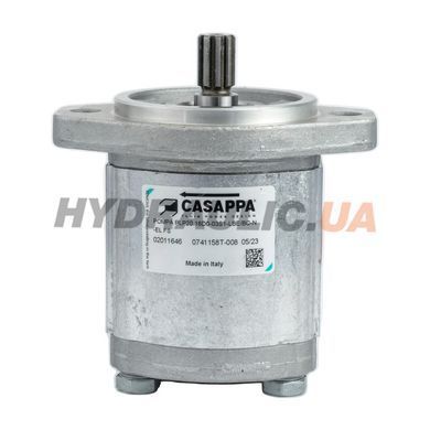 Насос шестеренный PLP20.16D0-03S1-LBE/BC-N-EL-FS 02011646 CASAPPA/16,85 см3; 250 БАР; 500-3000 об/мин; фланец SAE "A" 2 болта (S1); вал SAE "A" шлиц (03)