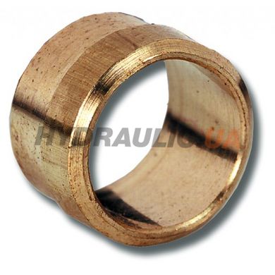 Врезное латунное кольцо на пневматическую трубку | наружный диаметр трубки - 4 мм