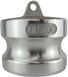 Штуцер камлок тип DP200 (2") пробка в муфту, Алюминий, ДУ 50