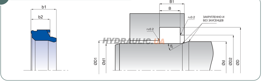 Пневматичне ущільнення K53 8х11,6х2,8/3,5 NBR Kastas, 11,6, 8, NBR, 8.00, 11.60