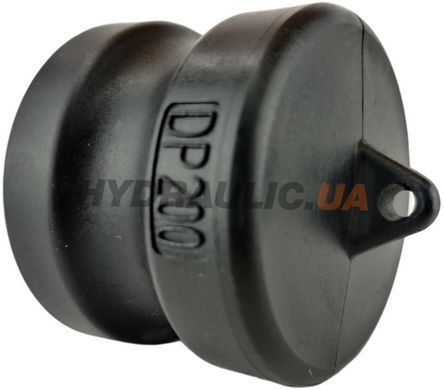 Штуцер камлок тип DP200 (2") пробка в муфту, Полипропилен, ДУ 50