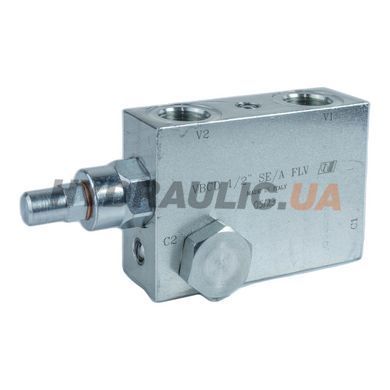 Клапан тормозной Overcenter VBCD 1/2&Prime; SE-A FLV V0412, 60 л/мин, 350 бар, крепление винтом | Oleodinamica Marchesini, Италия