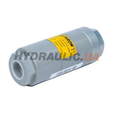 Фільтр напірний IN-LINE HF705-20.040-SB040-GE-B підкл. G 3/4", 70 л/хв, 40 мкм, 350 БАР, Бронза спечена | Ikron Італія