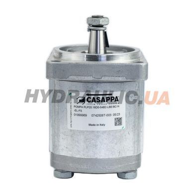 Насос шестеренный PLP20.16D0-54B2-LBE/BC-N-EL-FS 01999969 CASAPPA/16,85 см3; 250 БАР; 500-3000 об/мин; фланец Немецкий (B2); вал немецкий конический 1:5 (54)