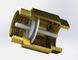 Клапан обратный латунный (клапан-пластик) с внутренней резьбой G 1/2" | ITAP YORK Ду 15