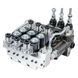Гідророзподільник Badestnost P80 3-секційний, електродублювання 24 В &mdash; 3P80EHOR24V, 80 л/хв