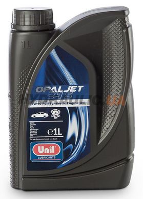 Синтетическое моторное масло UNIL OPALJET 24 S 5W40 для автомобилей без сажевого фильтра, 1л