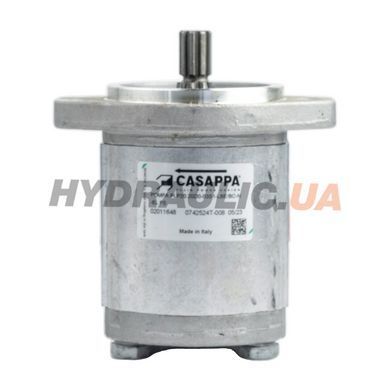 Насос шестеренный PLP20.20D0-03S1-LBE/BC-N-EL-FS 02011648 CASAPPA/21,14 см3; 200 БАР; 500-3000 об/мин; фланец SAE "A" 2 болта (S1); вал SAE "A" шлиц (03)