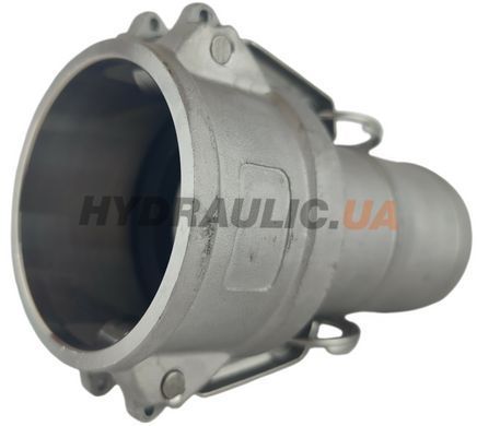 Муфта камлок тип C200 (2") для шланга, Нержавеющая сталь, ДУ 50, под рукав с внутренним диаметром 51 мм.