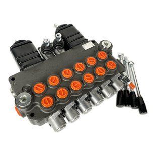 Гідророзподілювач секційний 6Z80/1/A1A1(JU+3)A1A1A1A1(JU+3)G, 6 секцій з 2 джойстиками, 80 л/хв, 315 бар | Badestnost, Болгарія