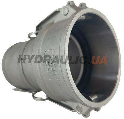 Муфта камлок тип C300 (3") для шланга, Нержавеющая сталь, ДУ 75 (80), под рукав с внутренним диаметром 76 мм