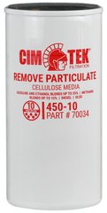 Фильтр тонкой очистки топлива CIM-TEK 450-10 со степенью фильтрации 10 микрон и пропускной способностью до 150 л/мин.