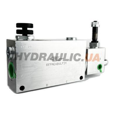 Регулятор витрати 3-ходовий електромагнітний RFPA-EV/B/VLP-34/A G3/4&Prime;, 150/90 л/хв, 270 бар | CBF, Італія