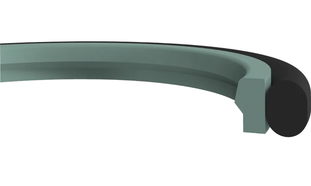 Уплотнение штока гидроцилиндра K35 110х130,5х8,1 PTFE+NBR Kastas
