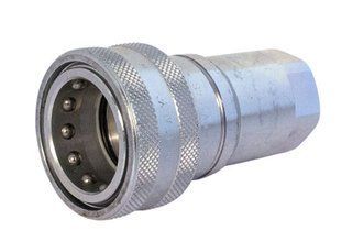 Муфта нержавіюча для гідравлики ISO 7241-B кульковий (тарілчатий), ДУ 25, з внутрішньою різьбою G 1" BSP, роб. тиск 230 БАР, 189 л/хв