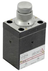Дросель зі зворотним клапаном з компенсацією тиску стикового (модульного) монтажу під ДУ-6 (CETOP-3) QV06/16-60 | 16 л/хв, 250 БАР | ATOS