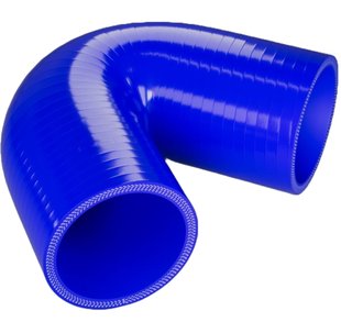 Патрубок силіконовий кутовий 135°, синій DN 16 мм, L=187, стінка 4 мм, робочий тиск 0,7 МПа