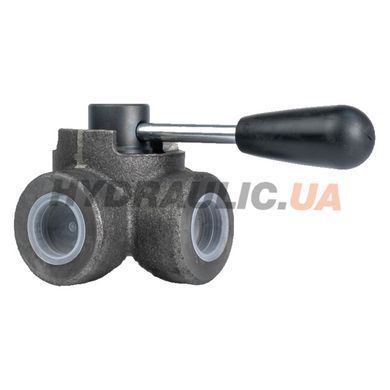 Кран-дивертор 3-ходовой DF 3 VIE 1/2&Prime;, 90 л/мин, 250 бар, открытый центр, Oleodinamica Marchesini