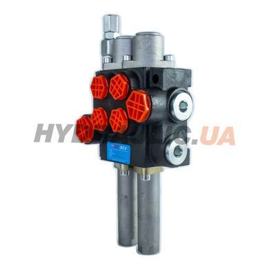 Гідророзподілювач секційний 2P40 A1A1, 2 секції, 40 л/хв, 250 бар, ручний | AmberLine, Китай